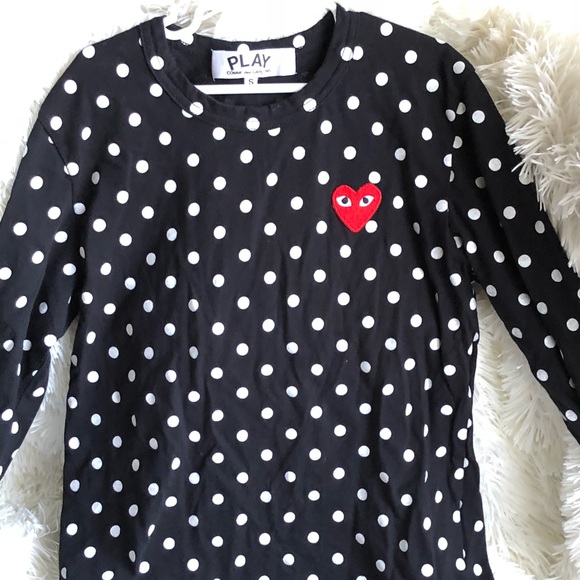 comme des garcons play women's shirt